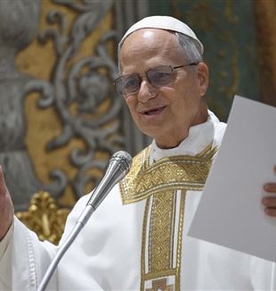 El papa León XIV en la misa con los cardenales en la Capilla Sixtina (Ansa/Epa/Vatican Media)
